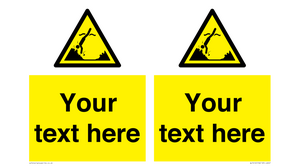 Custom Warning submerged objects